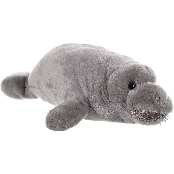 Wild Republic Manatee Plush, Stuffed Animal, Plush Toy, Cuddlekins 10 Inches - Picture 6 of 8